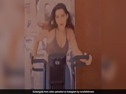 नोरा फतेही ने जिम में साइकल पर बैठ किया ऐसा डांस, की ट्रेनर के भी उड़ गए होश...जमकर वायरल हो वीडियो नोरा फतेही ने जिम में साइकल पर बैठ किया ऐसा डांस, की ट्रेनर के भी उड़ गए होश...जमकर वायरल हो वीडियो