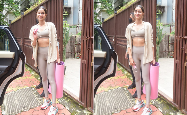 Ananya Panday Looks Fitter Than Ever In A Chic Beige Monochrome Set