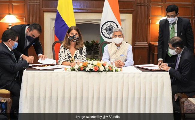 S Jaishankar, Colombian Foreign Minister Discuss Boosting Bilateral Ties
