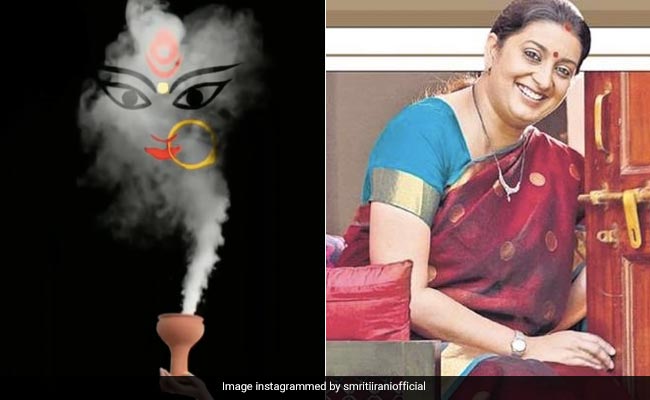 स्मृति ईरानी ने महालया पर लोगों को दीं शुभकामनाएं, शेयर किया महिषासुर मर्दिनी का खूबसूरत Video