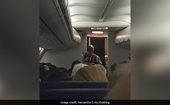 Watch: To Entertain Passengers On Delayed Flight, A Crew Member Did This...