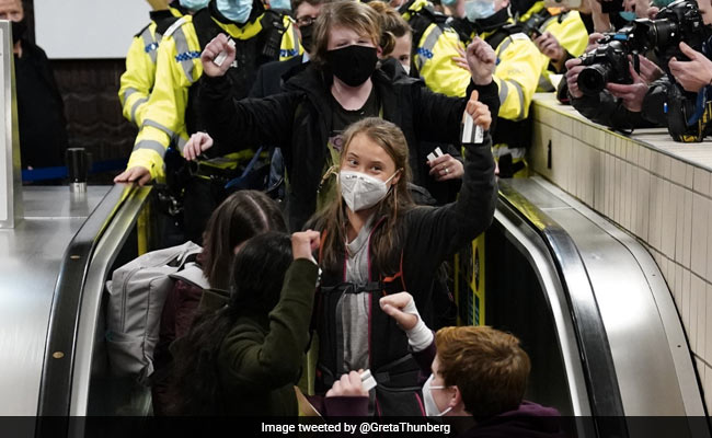 Greta Thunberg Joins Hundreds In Scotland Climate Rally Ahead Of COP26