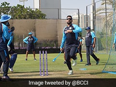 Dhoni Gives Throwdowns To Batters As India Prepare For Pak Game. See Pics