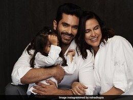 Neha Dhupia, Angad Bedi Celebrate Daughter's Birthday With Colourful Cakes And More Neha Dhupia, Angad Bedi Celebrate Daughter's Birthday With Colourful Cakes And More