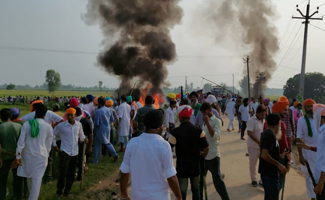 UP Farmers' Killing: Protesters In Punjab Seek Action Against Minister