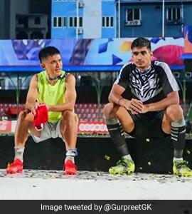 "Some Winning Moments": India Goalkeeper Gurpreet Singh Sandhu Shares Picture With Sunil Chhetri After SAFF Championship Triumph
