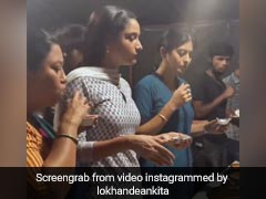 अंकिता लोखंडे घुसीं बेगानी शादी में पानी-पूरी के जमकर लिए चटकारे, फैंस बोले- बस बस थोड़ी सांस लेलो...