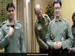 Watch: When Minister Kiren Rijiju Flew In A Sukhoi Fighter Jet Watch: When Minister Kiren Rijiju Flew In A Sukhoi Fighter Jet