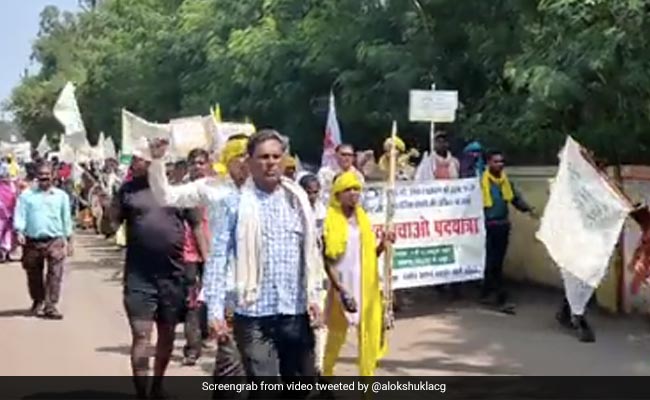 Tribals, Forest-Dwellers March 300Km To Protest Coal Mining Projects In Chhattisgarh