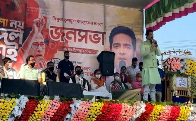 In Signal To BJP, Trinamool Holds Former Minister's Homecoming In Tripura