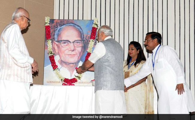PM Pays Tribute To Jayaprakash Narayan On His 119th Birth Anniversary