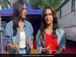 Squid Game का हिस्सा बनीं Sara Ali Khan, दोस्त की गलती से धांय से लगी गोली- देखें वीडियो Squid Game का हिस्सा बनीं Sara Ali Khan, दोस्त की गलती से धांय से लगी गोली- देखें वीडियो