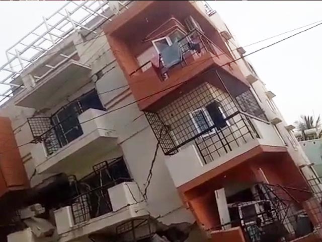Watch: 3-Storey Building Collapses In Bengaluru