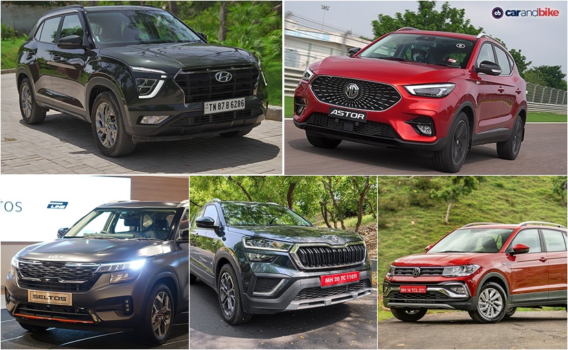 MG Astor vs Hyundai Creta vs Kia Seltos vs Skoda Kushaq vs Volkswagen Taigun: Price Comparison