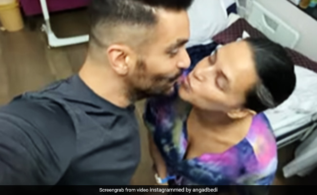 New Parents Neha Dhupia And Angad Bedi Seal It With A Kiss. Make That 'Steal'