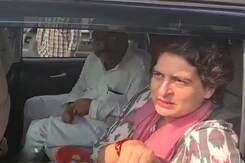 Being Stopped From Meeting Victim's Family, Says Priyanka Gandhi Vadra Being Stopped From Meeting Victim's Family, Says Priyanka Gandhi Vadra