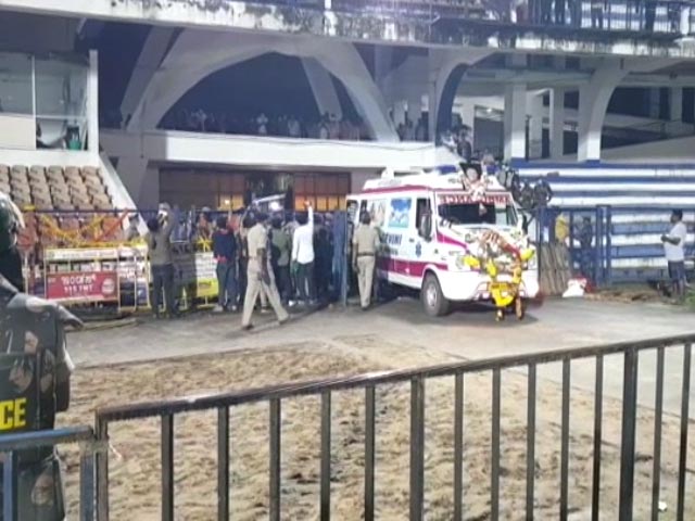 Puneeth Rajkumar's Body Brought To Stadium For Fans To Pay Tributes