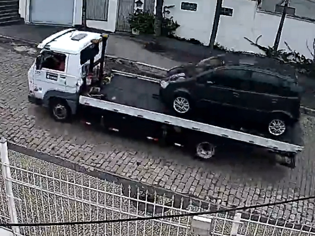 Tough Day For Driver As Car Falls Off Truck