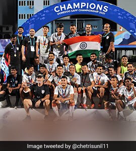 Sunil Chhetri Credits Youngsters In Indian Team For SAFF Championship Triumph