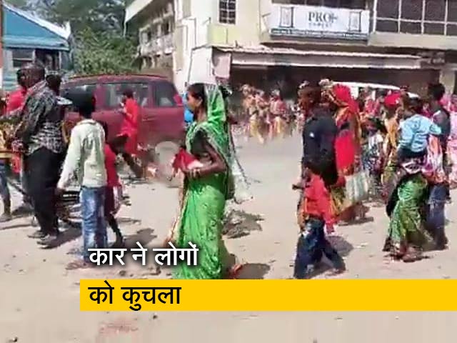 छत्तीसगढ़ में अनियंत्रित कार ने लोगों को कुचला, एक की मौत, 20 घायल