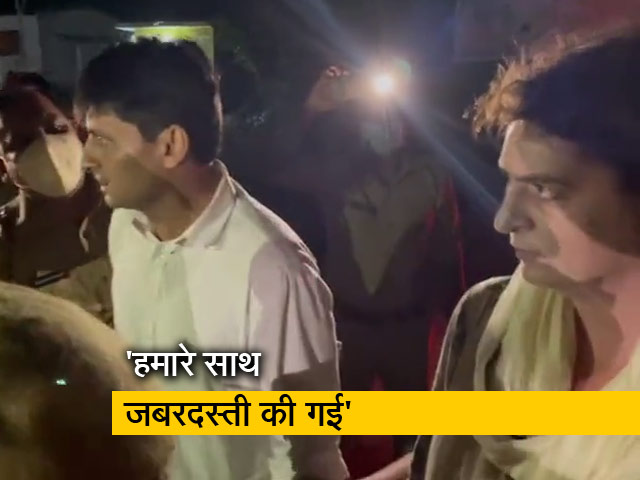 प्रियंका गांधी ने NDTV से बोला - 'हमें धक्का दिया गया, मेरे साथी को मारा गया'