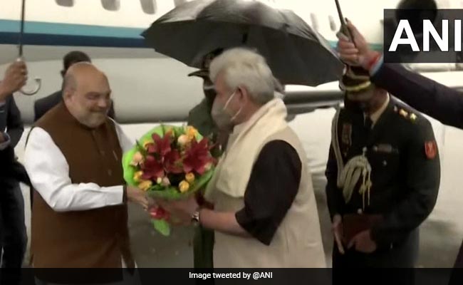Snipers, Drones, Sharpshooters Deployed As Amit Shah Visits J&K