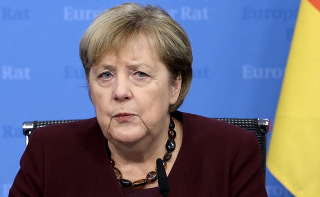 "France Loves You": Emmanuel Macron Bids Farewell To Angela Merkel