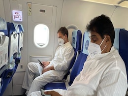 Rahul Gandhi Briefly Stopped From Boarding Flight To Lucknow: Sources Rahul Gandhi Briefly Stopped From Boarding Flight To Lucknow: Sources