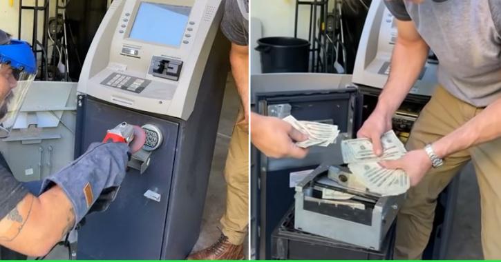 कबाड़ से कौड़ी के भाव ख़रीद लाया था ATM, तोड़ने पर मिला बहुत कैश, बन गया लखपती