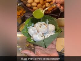 Gol Gappa In A Leaf? This Unique Street Food Has The Internet Intrigued (Video Inside) Gol Gappa In A Leaf? This Unique Street Food Has The Internet Intrigued (Video Inside)