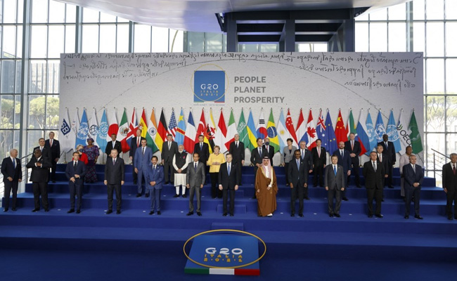G20 Leaders Approve Global Tax Deal But No Consensus Yet On Climate Change