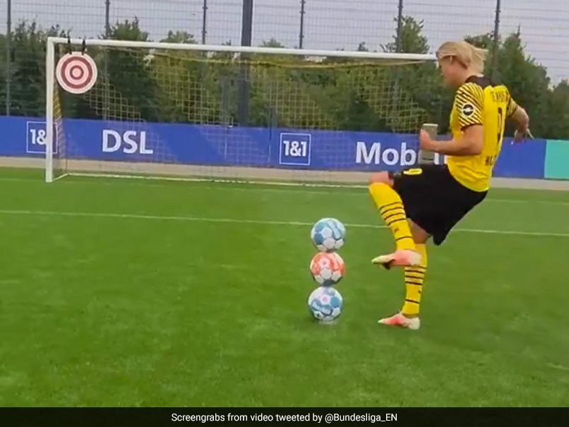 Watch: Erling Haaland's "Ridiculous" Training Video Sparks Real Or Fake Debate