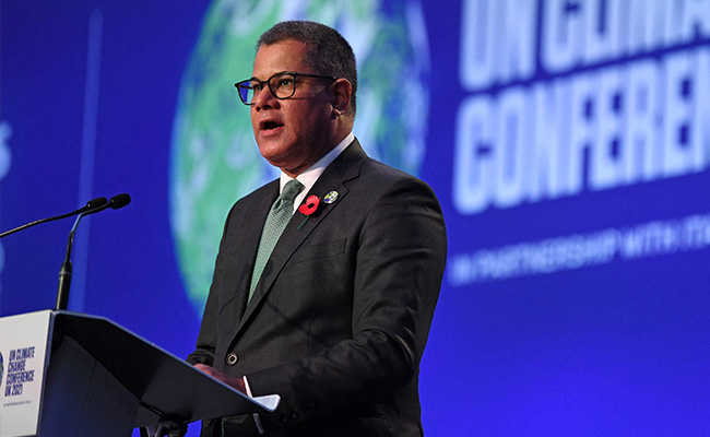 "Last Hope To Keep 1.5 Degrees In Reach": Climate Talks Chief Alok Sharma
