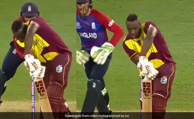 T20 World Cup: आदिल रशीद की नाचने वाली गेंद पर बोल्ड हो गए आंद्रे रसेल, OUT होने पर उड़ गए होश, देखें Video
