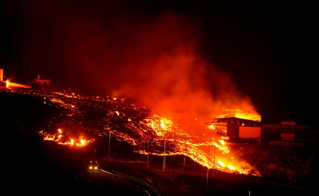 Volcanic Lava In Spain's La Palma Engulfs More Houses