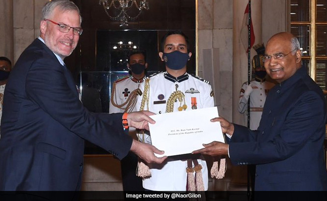 Israel New Envoy Presents Credentials To President Kovind