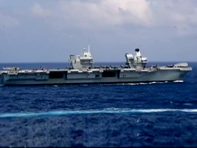 NDTV Onboard Royal Navy Aircraft Carrier