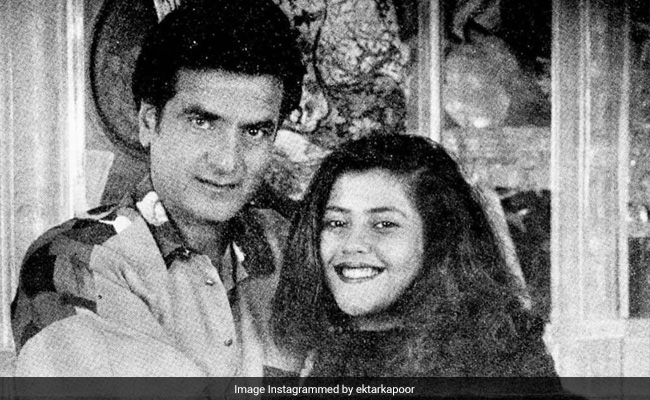 "Throwback And How": Ekta Kapoor Shares Priceless Pic With Dad Jeetendra