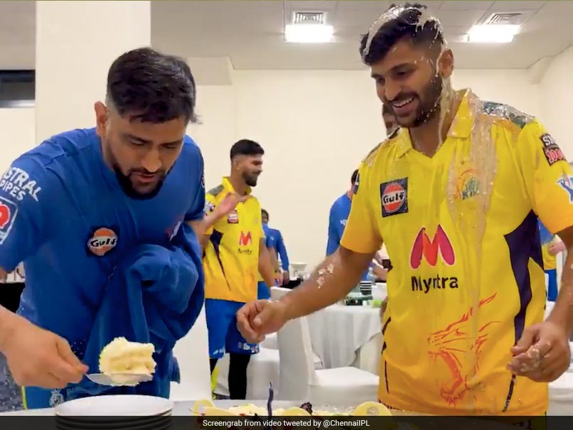 Watch: Chennai Super Kings Players Celebrate Shardul Thakur's Birthday After IPL 2021 Final Win vs Kolkata Knight Riders