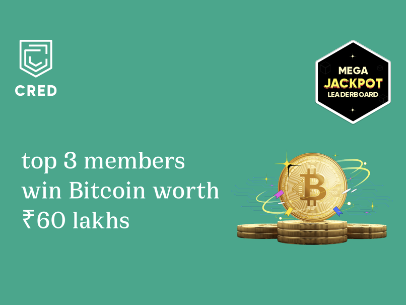 CRED Leaderboard October 3: Spend CRED Coins And Win A Bitcoin On CoinDCX