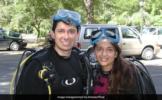 When Madhuri Dixit Learned Scuba Diving In A "Hot Parking Lot" During Summer In Florida