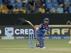 "Shot Remains Same": Twitter In Awe As Pant Hits Two One-Handed Sixes