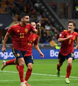 Ferran Torres Double Ends Italys Record Run To Put Spain In Nations League Final