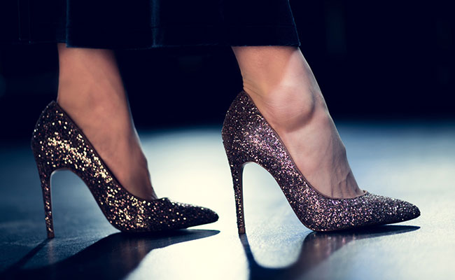 Add Bling To Your Ensemble With These Sparkling Heels