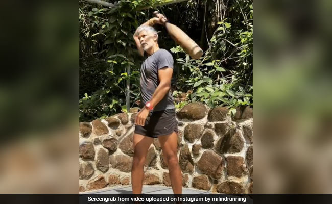 You Can Have This Much Fun With A <I>Mudgar</i> If You Are Milind Soman