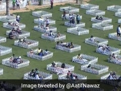 Watch: Spectators See T20 WC Match From "Socially Distanced Family Pods"