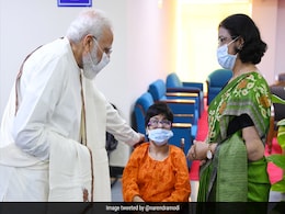 PM Says "Country Now Has Protective Shield Of 100 Crore Vaccine Doses" PM Says "Country Now Has Protective Shield Of 100 Crore Vaccine Doses"
