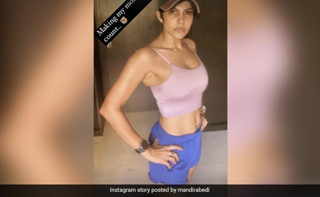 Mandira Bedi Is "Making Her Morning Count" And How