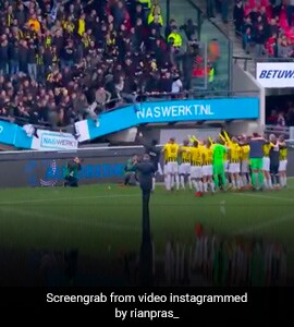 Watch: Stand Collapses As Vitesse Arnhem Fans Celebrate Teams Victory In Dutch Football League