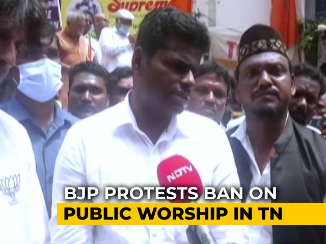 BJP's Ultimatum To Tamil Nadu Government On Covid Curbs At Places Of Worship